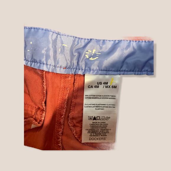 Dockers salmon color pants 4m - Picture 4 of 4